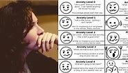 "The simple 'Anxiety Chart' I made to help other people understand what anxiety actually feels like."