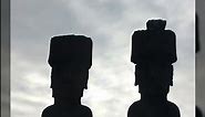 art of Moai Statues (Easter Island Heads) - Chile