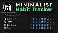 How To Build A Simple Notion Habit Tracker
