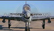 A-29 Super Tucano Light Attack Aircraft – Takeoff, Cockpit, Landing