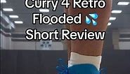 Under Armour Curry 4 Retro “Flooded” On Feet & In Hand Looks - Short Review Part 1/3 #shorts #curry4