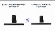 Samsung HW-B550 vs HW-B650 Soundbar Comparison