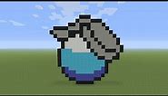 Minecraft Pixel Art - Fortnite Shield Potion