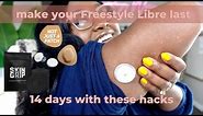 How to get your Freestyle Libre CGM sensor to stick for all 14 days | The Hangry Woman