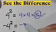 See the Difference | Mathematics Tutorial
