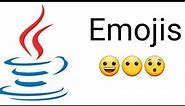 How to print emoji in Java