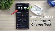 The Official Galaxy Buds+ Charging Test - Charged Only By The Case!