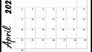 Calendar 2023 full year, calendar 2023 planner, Blank calendars, printable pdf #shorts