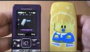 Incoming call & Outgoing call at the Same Time Sony Ericsson k770i +Nokia 3310 yellow