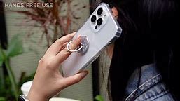 Rockaway for iPhone X/XS Case with Ring Stand Clear Glitter Sparkle Bling for Women Girls Shockproof Soft TPU Cute Slim iPhone X/XS Phone Case (5.8'') - Twinkle Clear
