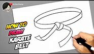 How to draw Karate Belt