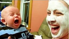 Funny Babies Scared of Masks - Kids Pranks 2019