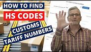 How To Find HS Codes, Customs Tariff Numbers EASILY For Etsy Sellers And E-Commerce Other Sites