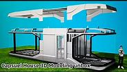 How the VOLFERDA Capsule House is Assembled? 3D Modeling to Analyze the Structure.