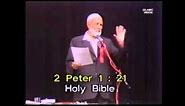 Funny commands in the bible by Ahmed Deedat.