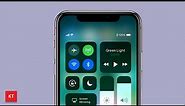 The easiest way to see the battery percentage in iPhone x