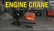 2 Ton Folding Engine Crane - A Must Have For Removing or Installing Engines - Eastwood