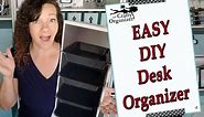 Organize with me Easy DIY desk organizer