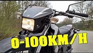 Yamaha DT125X 0-100 KM/H A1 15 HP