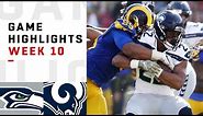 Seahawks vs. Rams Week 10 Highlights | NFL 2018