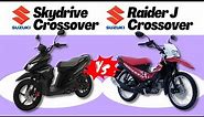 Suzuki Skydrive Crossover vs Suzuki Raider J Crossover | Side by Side Comparison | 2024
