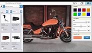 Interactive Motorcycle 3D Designer and Configurator Software for Manufacturers