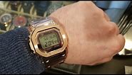 Casio G-Shock Rose Gold All Metal Cube GMW-B5000GD-4ER