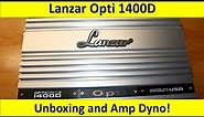 Lanzar Opti1400D Amp Dyno and Unboxing!