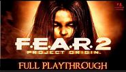 FEAR 2 | Full Playthrough | Longplay Gameplay Walkthrough 1080P HD No Commentary