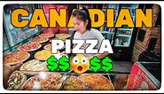 Megabite Pizza in Vancouver Canada Downtown ! Pizza Slice in Vancouver Canada ! Street Food Canada