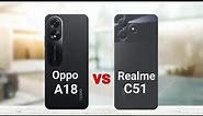 Oppo A18 vs Realme C51