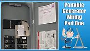 Portable Generator Wiring | Manual Interlock Transfer Switch #SquareD #homeline #portablegenerator