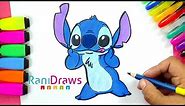 How to draw STITCH - Cómo dibujar a STITCH
