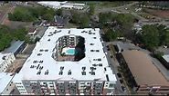 Fluor Field Aerial Footage 4k