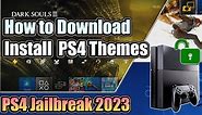 How to Download and Install Themes on your Jailbroken PS4