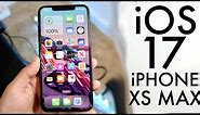 iOS 17 OFFICIAL On iPhone XS Max! (Review)