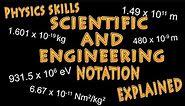 scientific and engineering notation explained