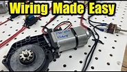 Power Window Motor Car Wiring - FOR BEGINNERS! @WiringRescue