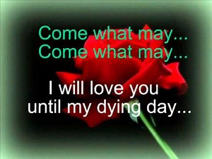 Come what may KARAOKE