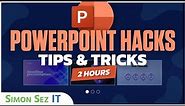 Microsoft PowerPoint Beginner and Advanced Hacks, Tips, and Tricks