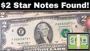 Bill Searching Federal Reserve Notes - $1's and $2's For Star Notes!