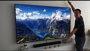 Insane Living Room Setup - LG 75 Inch Large 4K Nanocell TV!