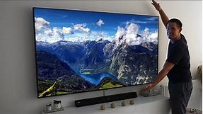 Insane Living Room Setup - LG 75 Inch Large 4K Nanocell TV!