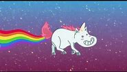 Magic Farts Are Flying Through The Sky! Magical Unicorn Farts Sound Machine Keychain By Gagster