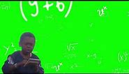 Calculator Math Guy (Green Screen) MEME with sound