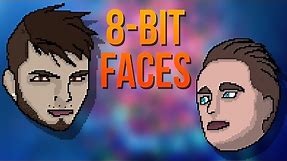 Hotline Miami Photoshop Tutorial - 8-bit faces [hotline to fpl]