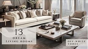 13 Off White Luxury Living Rooms