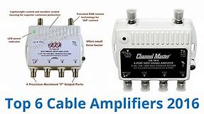 6 Best Cable Amplifiers 2016