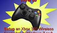 How to install the drivers for a Wireless XBox 360 Controller in Windows 7 or 8