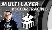 Multi Layer Vector Tracing for Laser Engraving